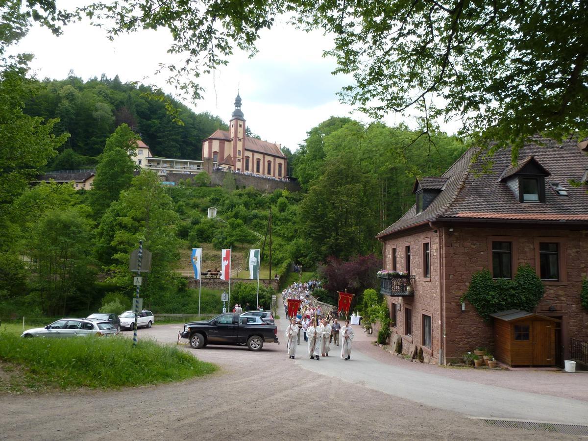 Hotelgasthof Buchenmühle Lohr Exterior foto