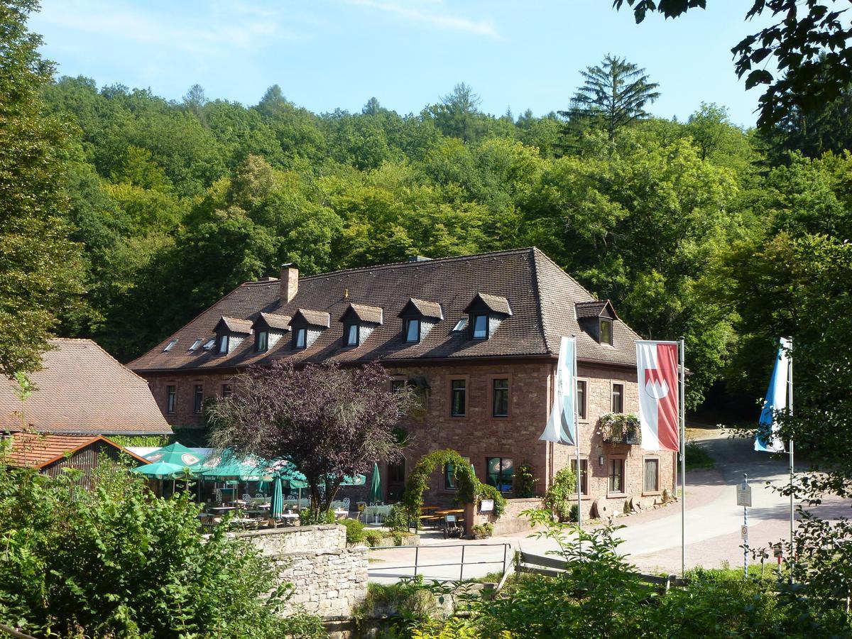 Hotelgasthof Buchenmühle Lohr Exterior foto