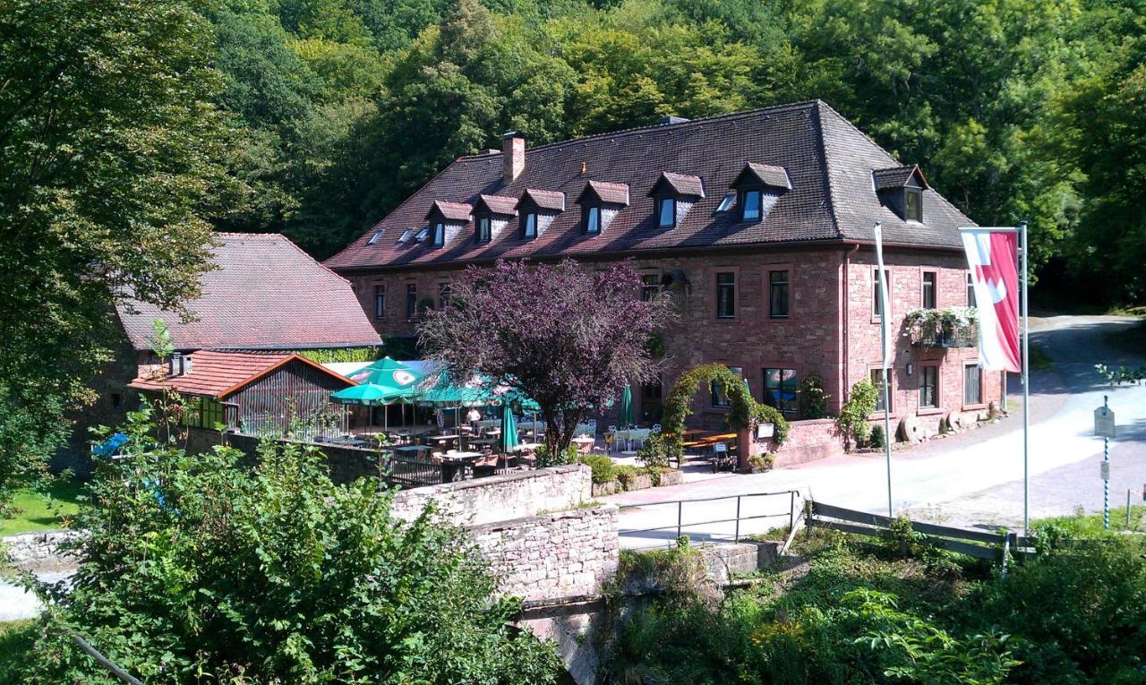 Hotelgasthof Buchenmühle Lohr Exterior foto